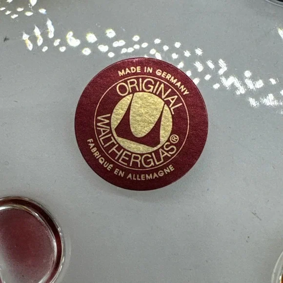 Walther Glas German Bowl Dish With Colored Fruit NEW grapes Cherries Pears - Picture 3 of 9